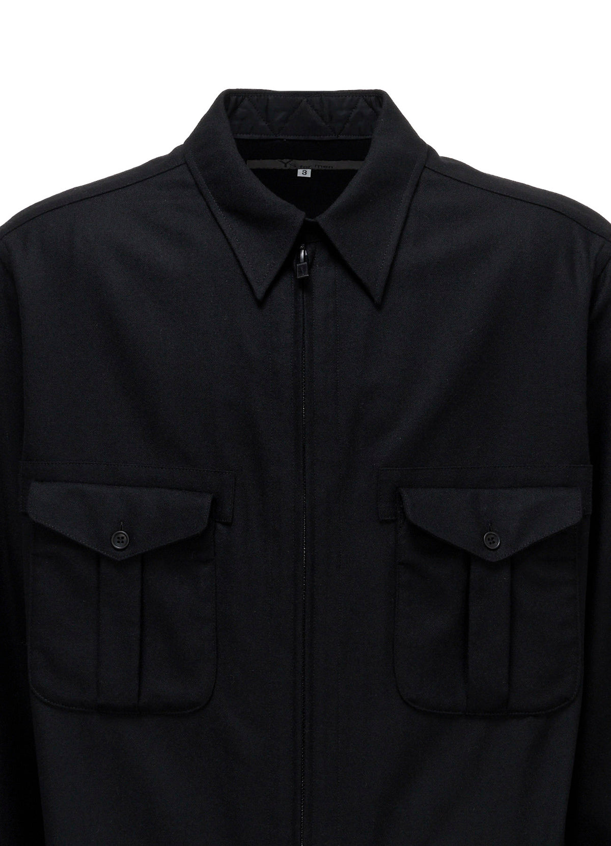 FRONT ZIP BLOUSE
