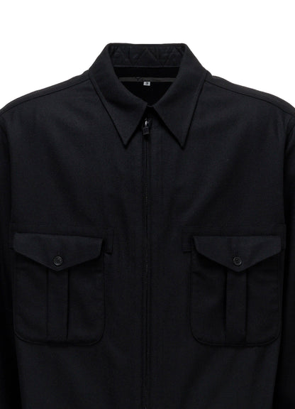 FRONT ZIP BLOUSE