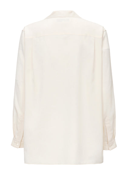 OPEN-COLLAR FLAP POCKET SHIRT