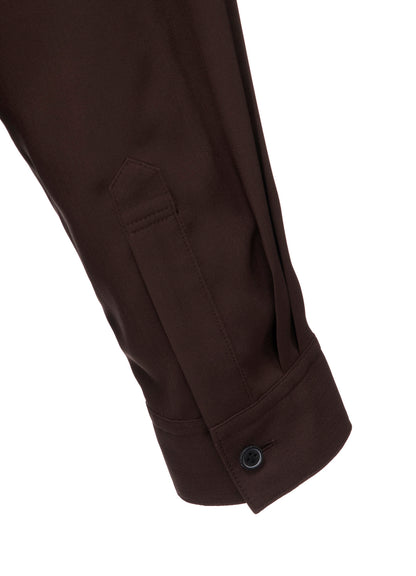 OPEN-COLLAR FLAP POCKET SHIRT