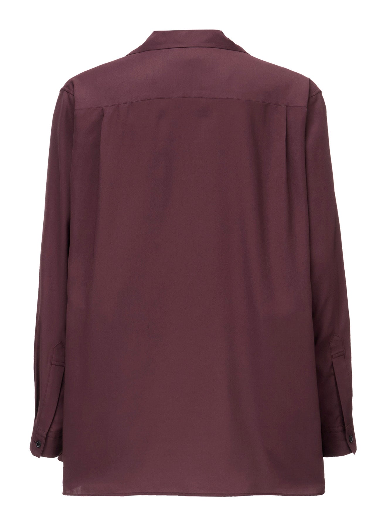 OPEN-COLLAR FLAP POCKET SHIRT