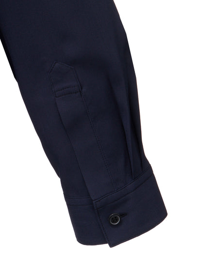 OPEN-COLLAR FLAP POCKET SHIRT