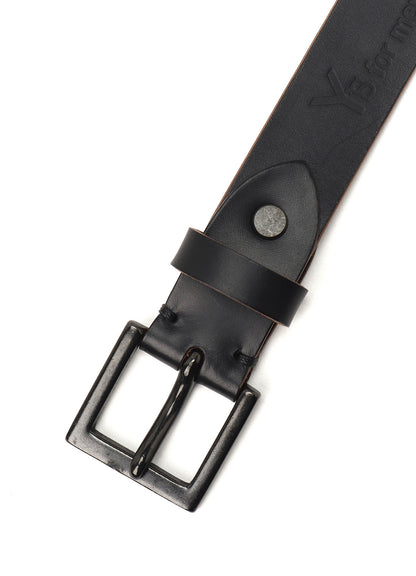 CHROMEXCEL LEATHER PLAIN BLACK BELT