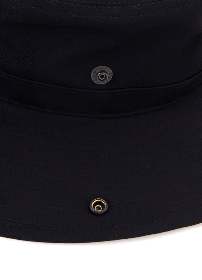WOOL GABARDINE BOONIE HAT