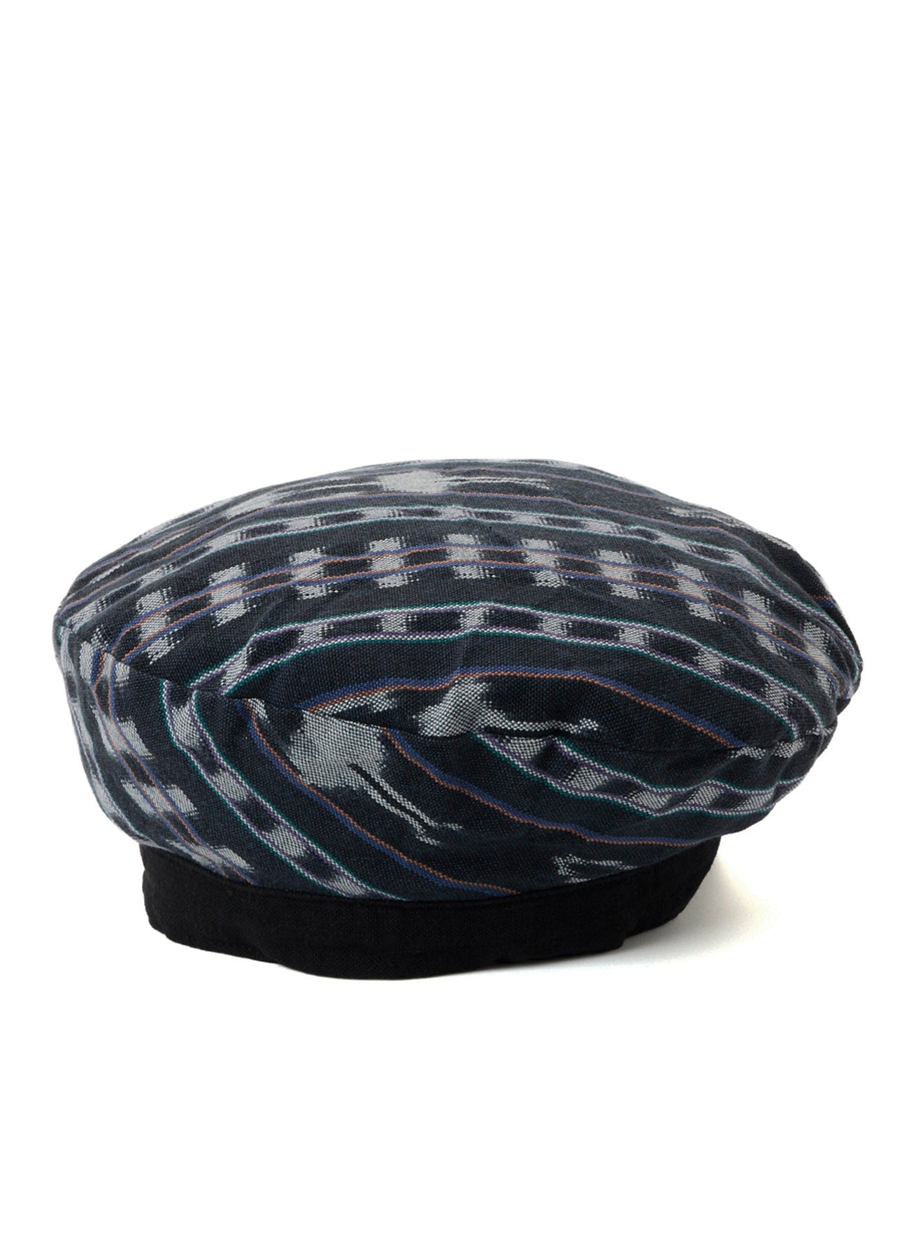 帽子 y's for men leather docking beret hat Y's for men × MASSES】BERET IKAT – THE SHOP YOHJI YAMAMOTO