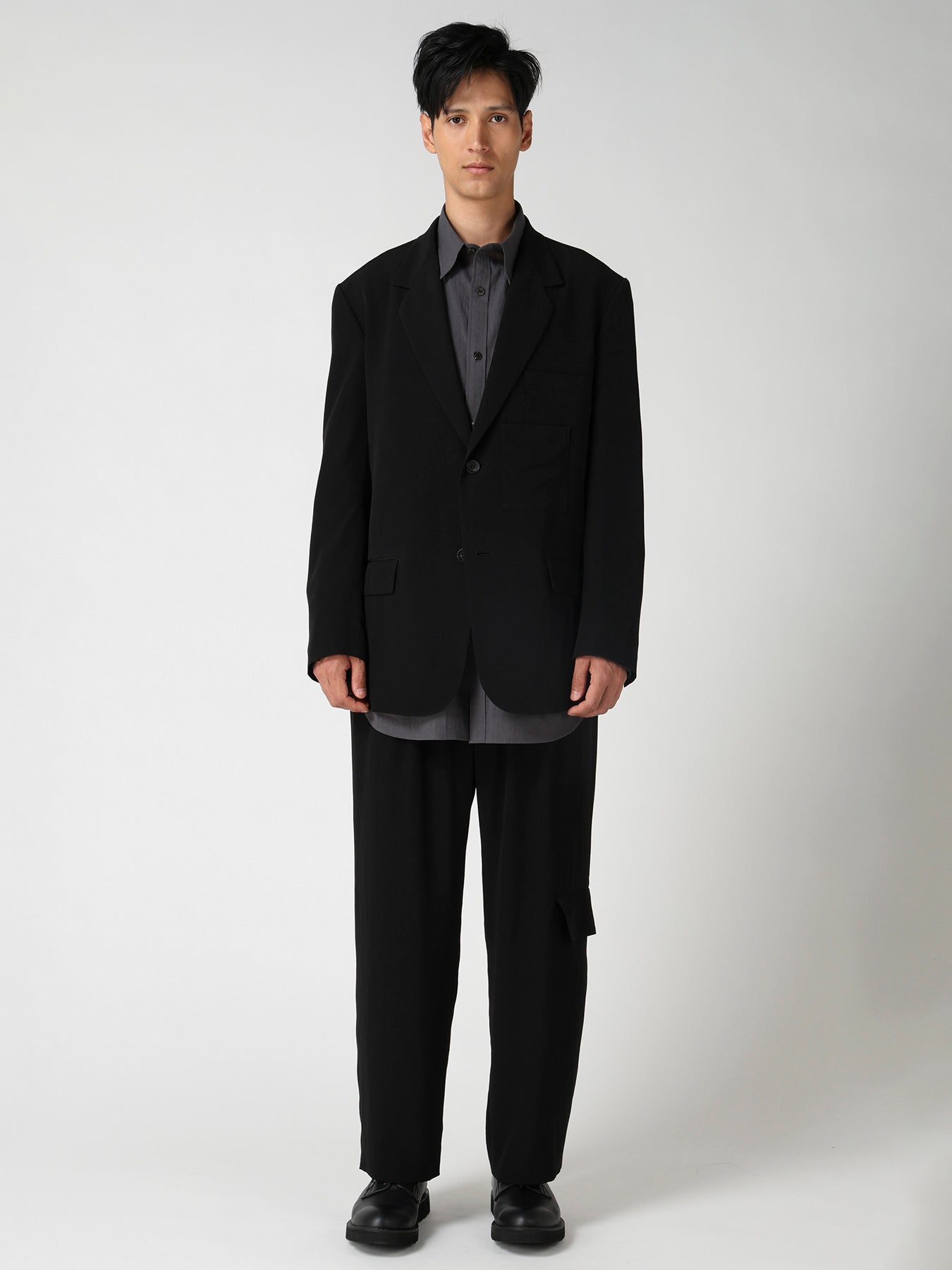 TA TUXEDO LAYERED-POCKET JACKET