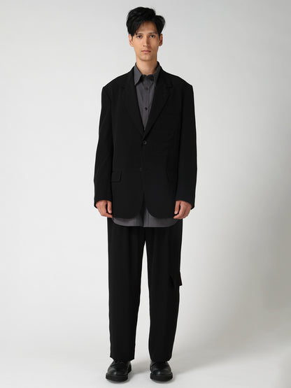TA TUXEDO LAYERED-POCKET JACKET
