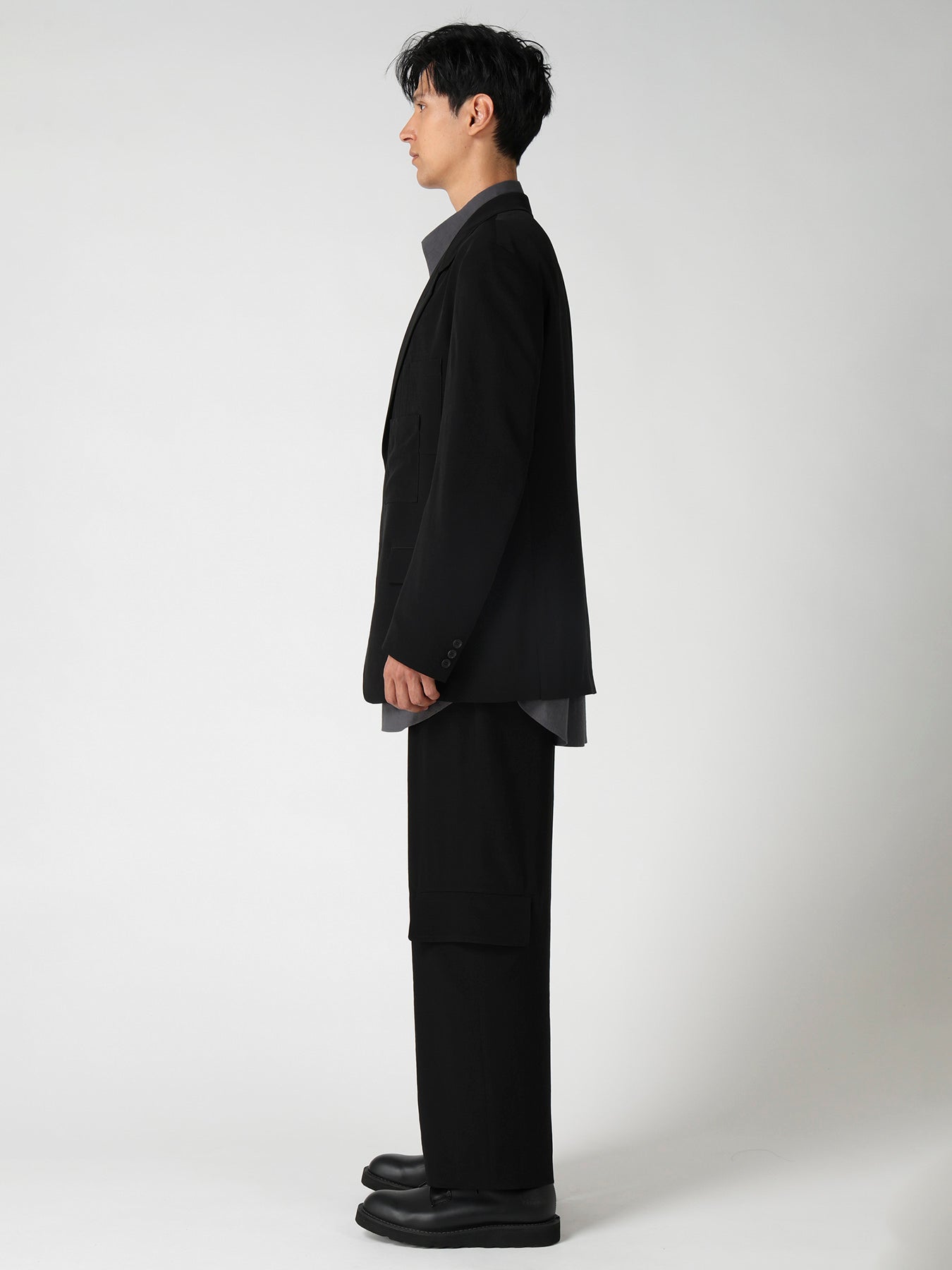 TA TUXEDO LAYERED-POCKET JACKET