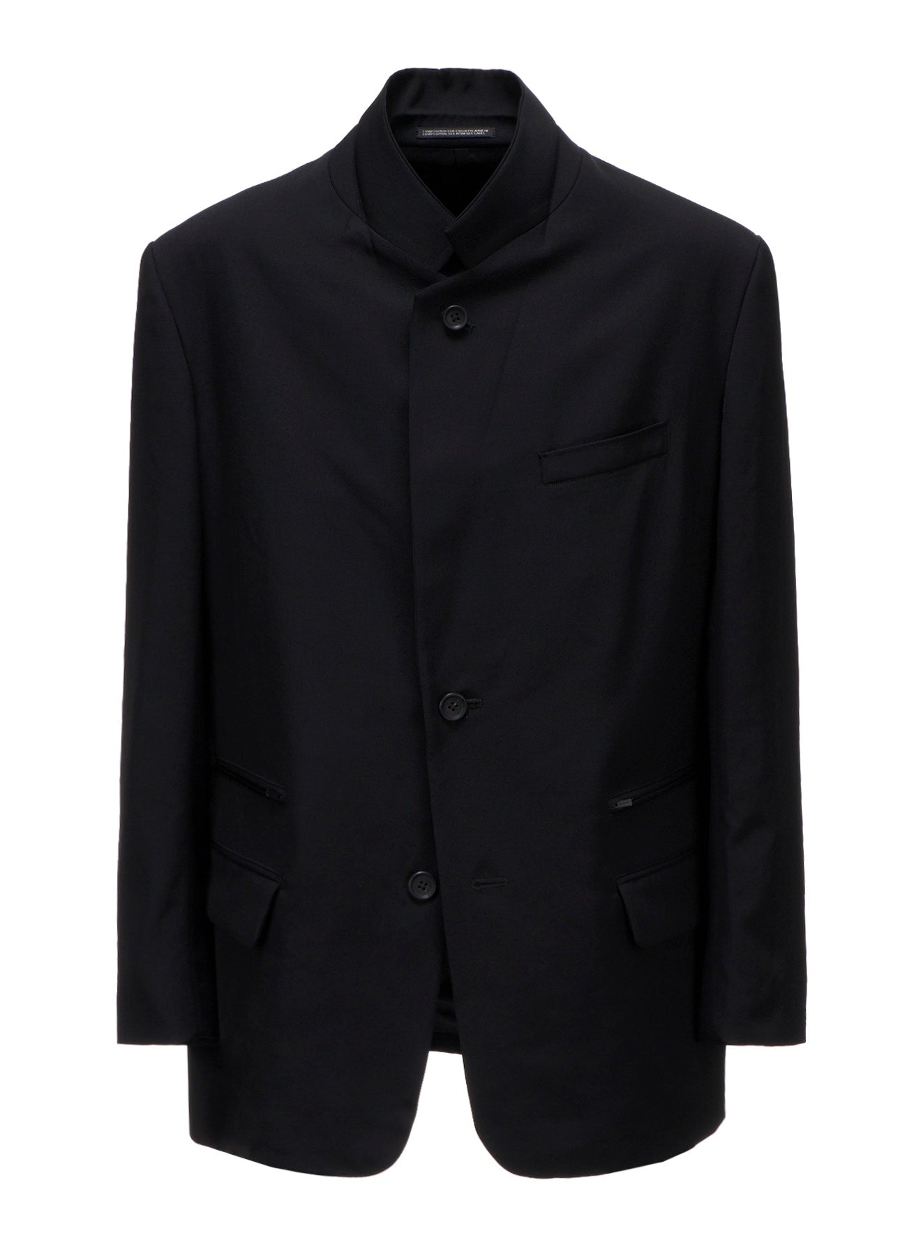 WOOL GABARDINE LEFT AND RIGHT CHANGE POCKET JACKET – THE SHOP