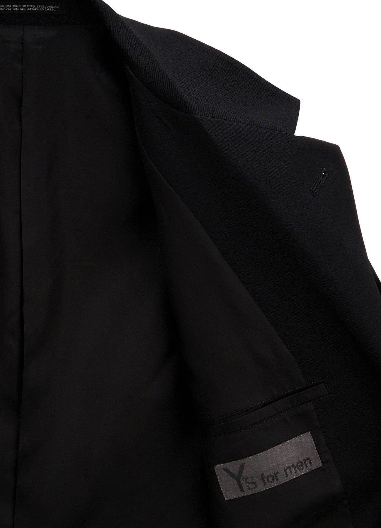WOOL GABARDINE LEFT AND RIGHT CHANGE POCKET JACKET
