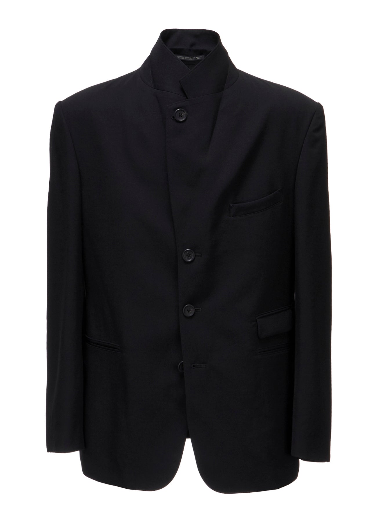 WOOL GABARDINE 3-BUTTON JACKET