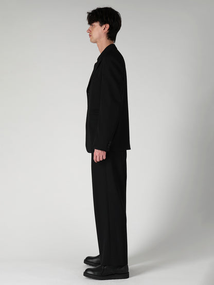 WOOL GABARDINE 3-BUTTON JACKET