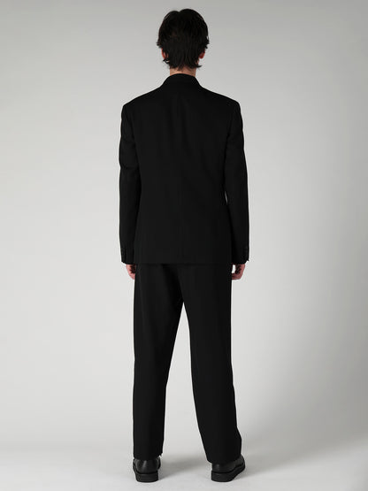 WOOL GABARDINE 3-BUTTON JACKET
