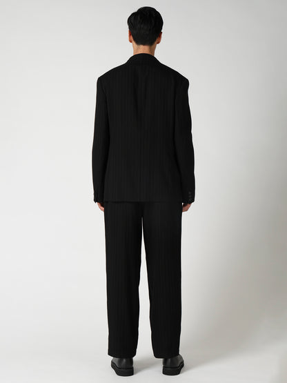 STRIPED 3-BUTTON JACKET