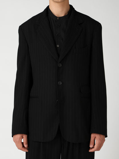 STRIPED 3-BUTTON JACKET