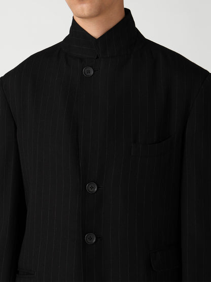 STRIPED 3-BUTTON JACKET