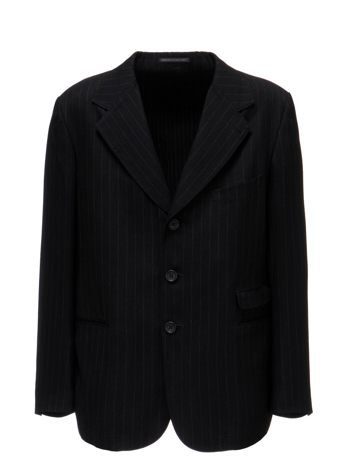 STRIPED 3-BUTTON JACKET