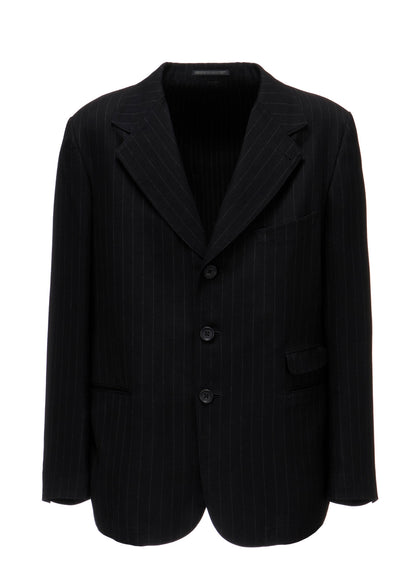 STRIPED 3-BUTTON JACKET