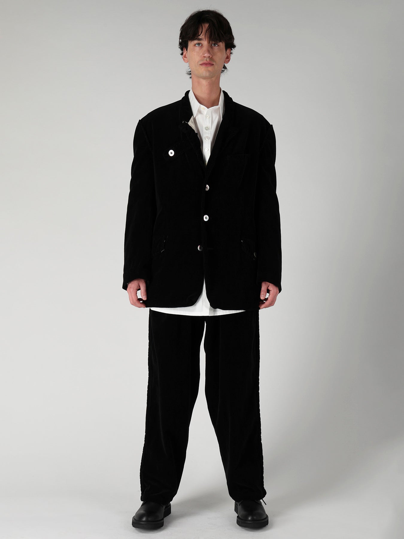 LAPEL TAB HAND ST JACKET – THE SHOP YOHJI YAMAMOTO