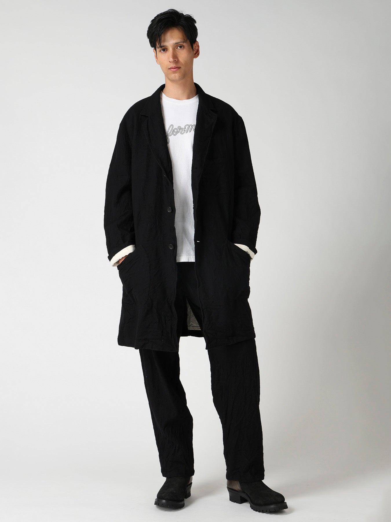 Y's for men × MASSES】 MA/ SHRINK SHOP COAT – THE SHOP YOHJI YAMAMOTO