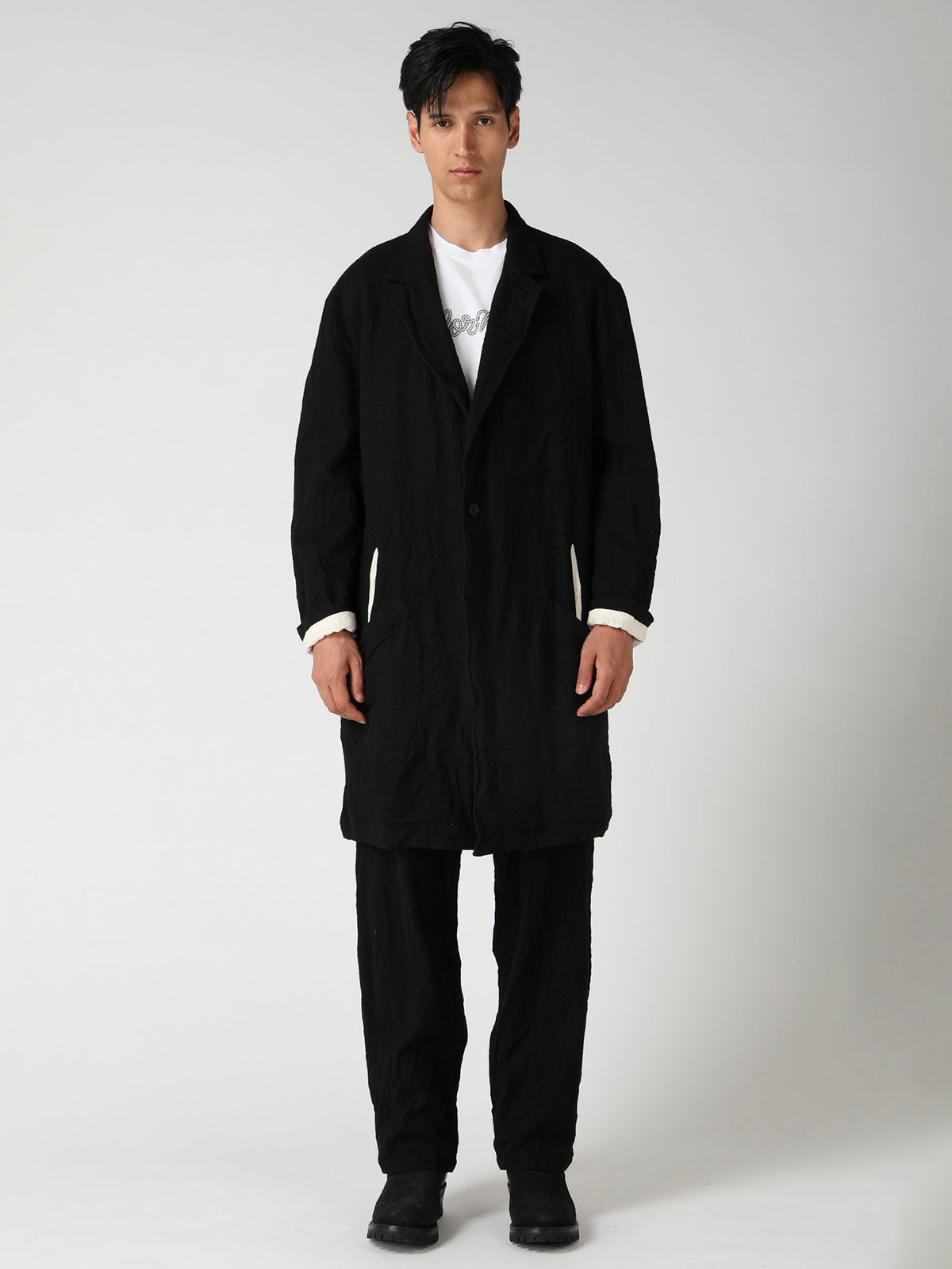 【Y's for men × MASSES】 MA/ SHRINK SHOP COAT