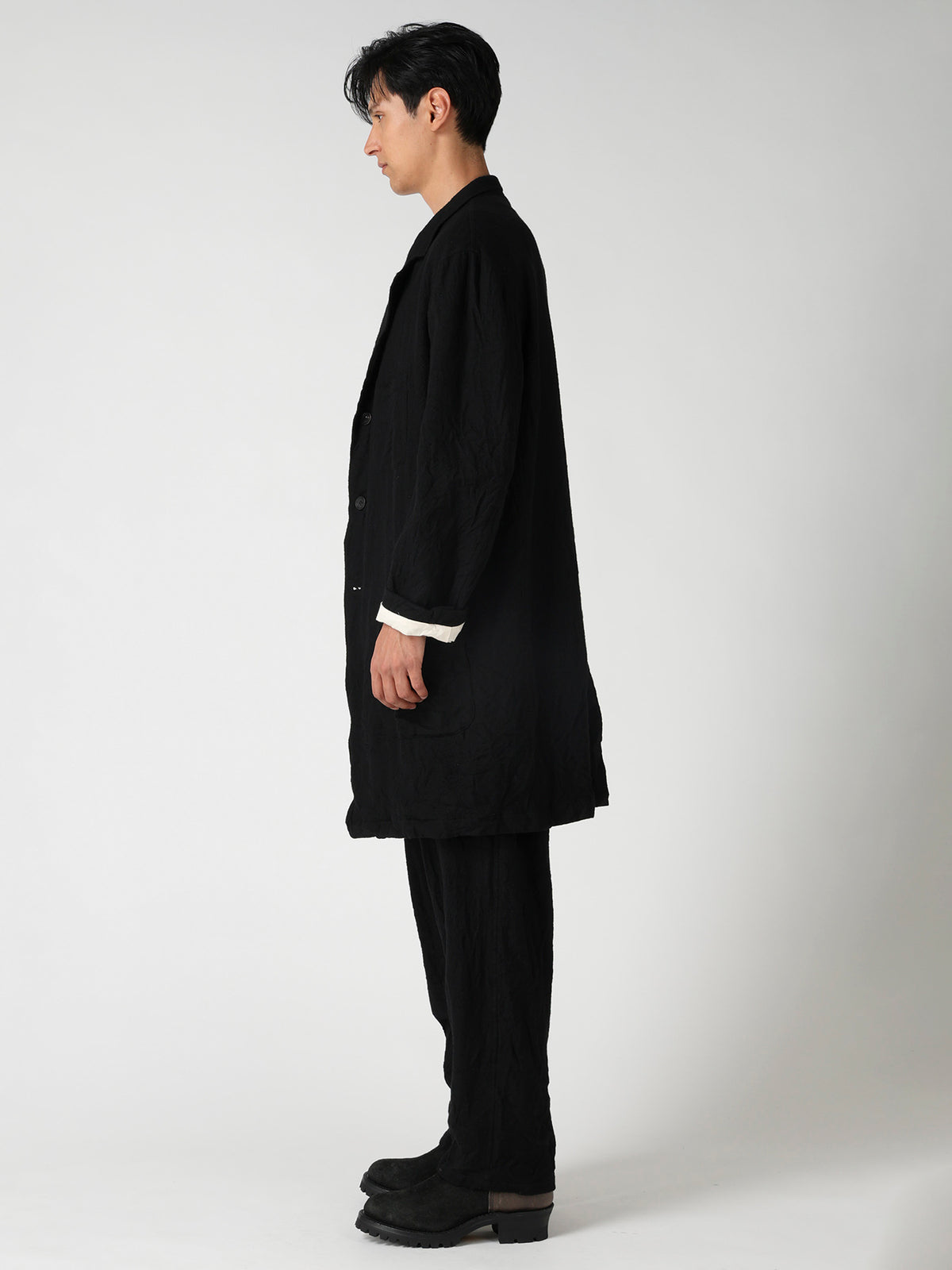 【Y's for men × MASSES】 MA/ SHRINK SHOP COAT