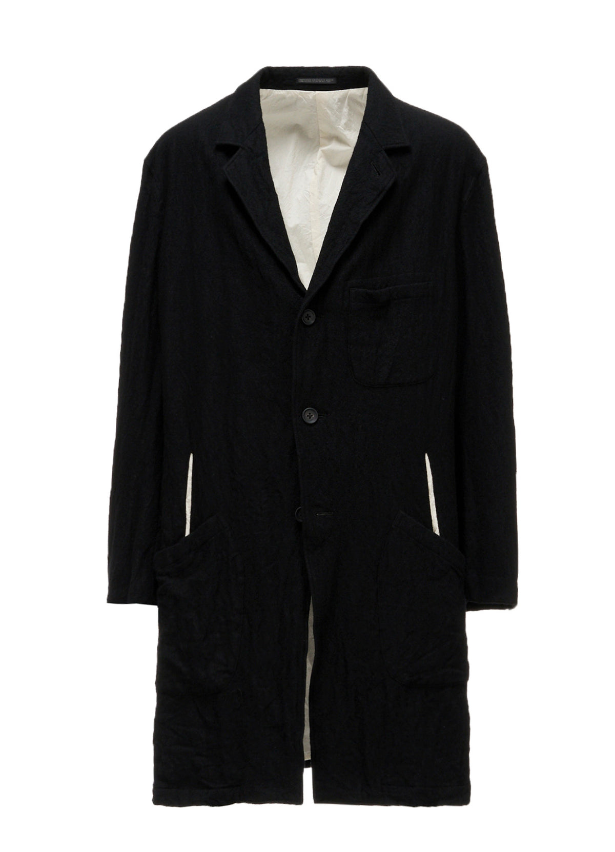 【Y's for men × MASSES】 MA/ SHRINK SHOP COAT