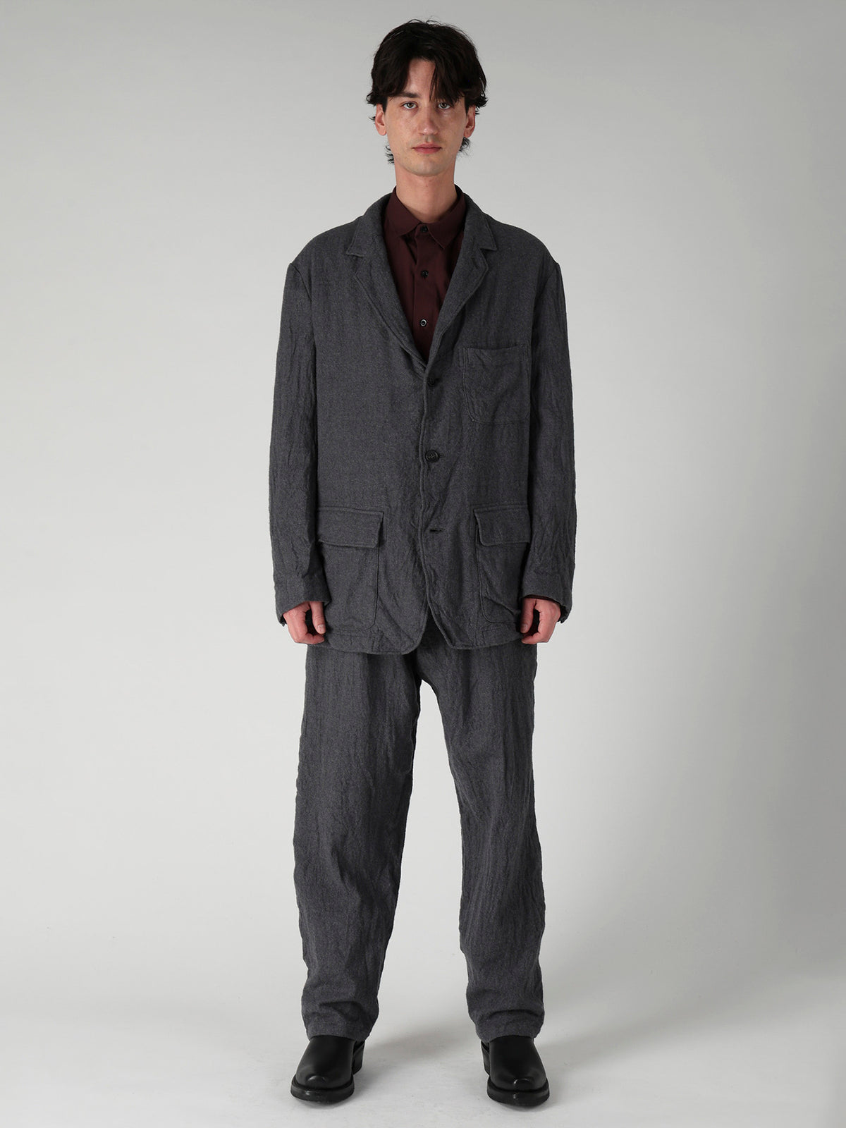 【Y's for men × MASSES】 MA/ SHRINK 4 BUTTONS JACKET