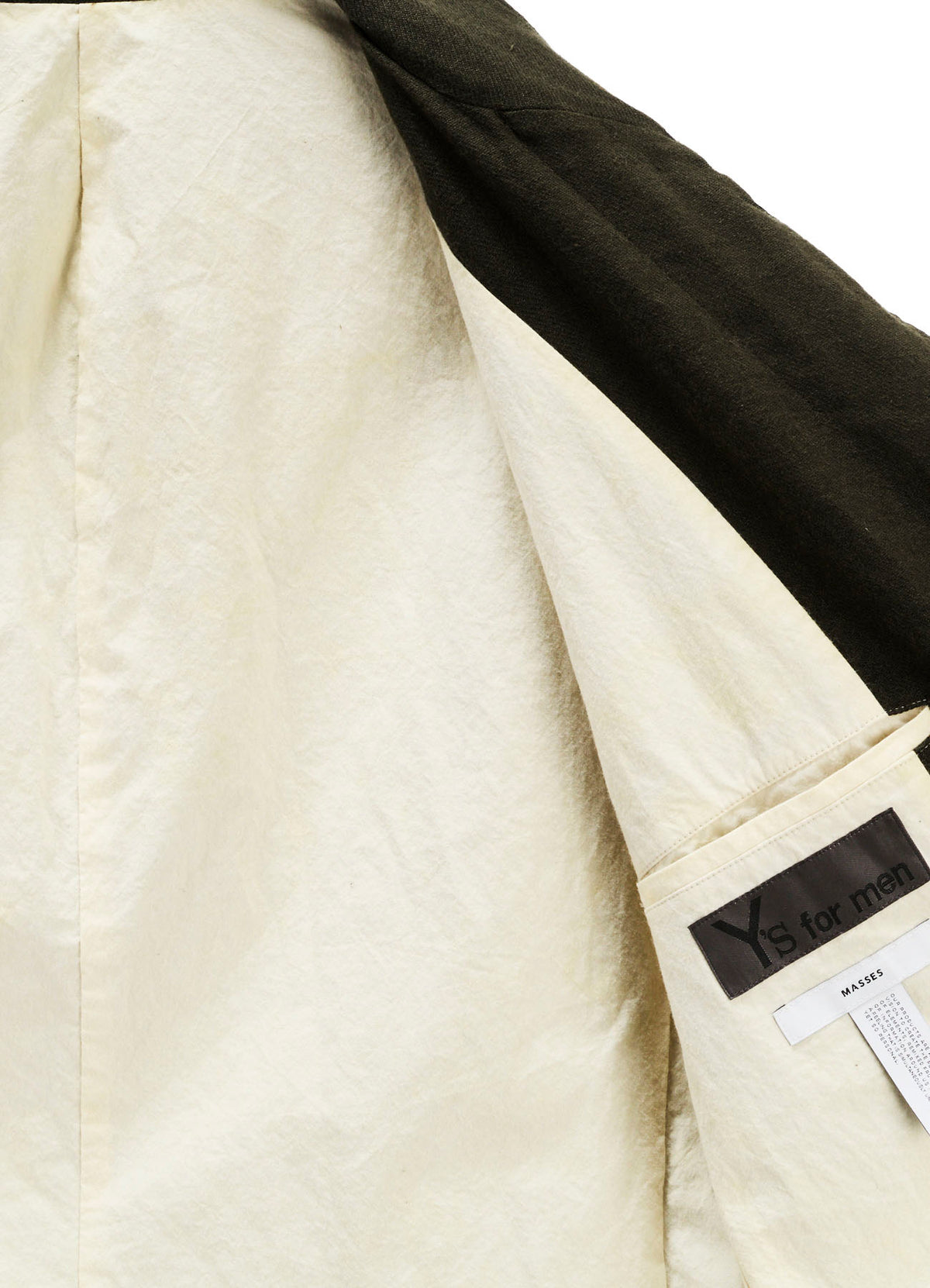 【Y's for men × MASSES】 MA/ P/H JACKET