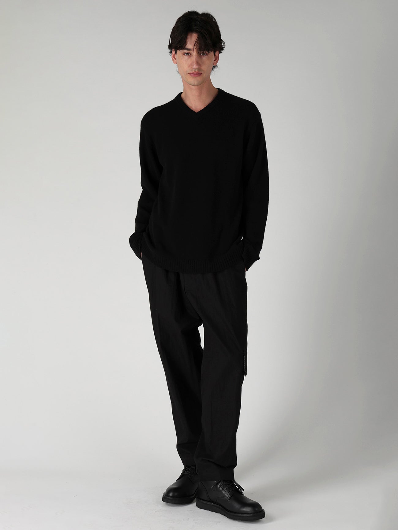 CASHMERE V-NECK PULLOVER
