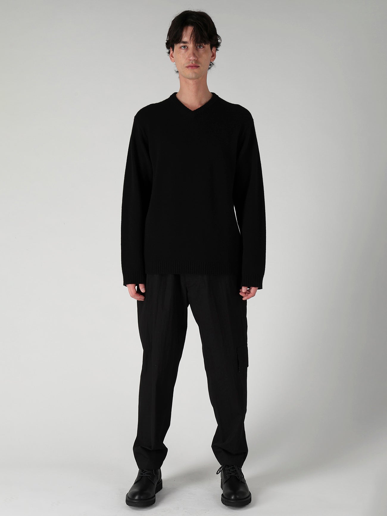 CASHMERE V-NECK PULLOVER