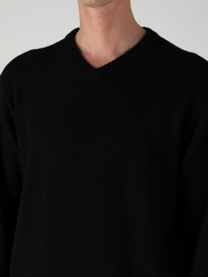 CASHMERE V-NECK PULLOVER