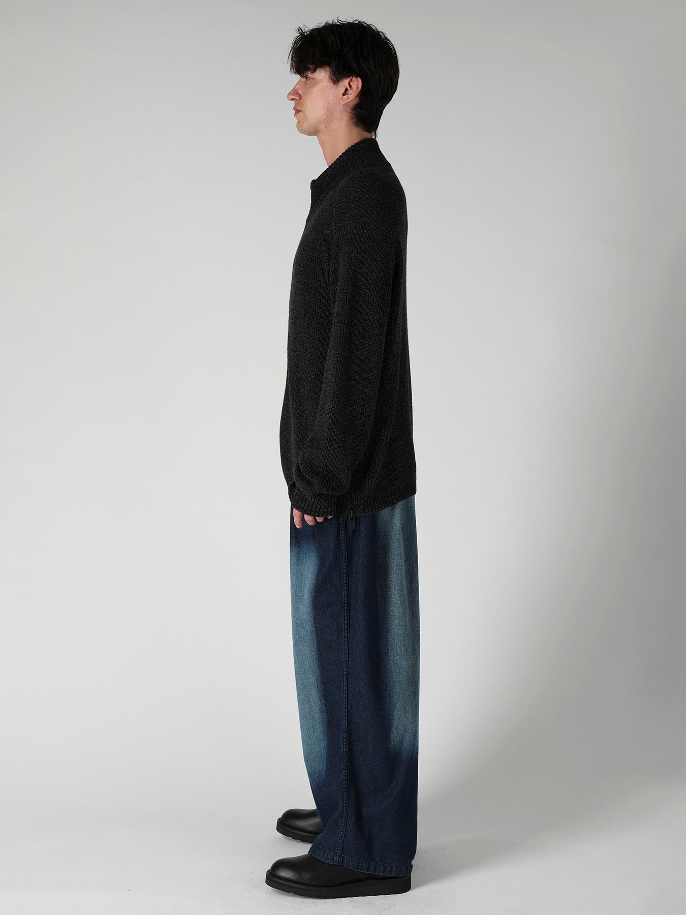 ZIP HIGH NECK CD – THE SHOP YOHJI YAMAMOTO