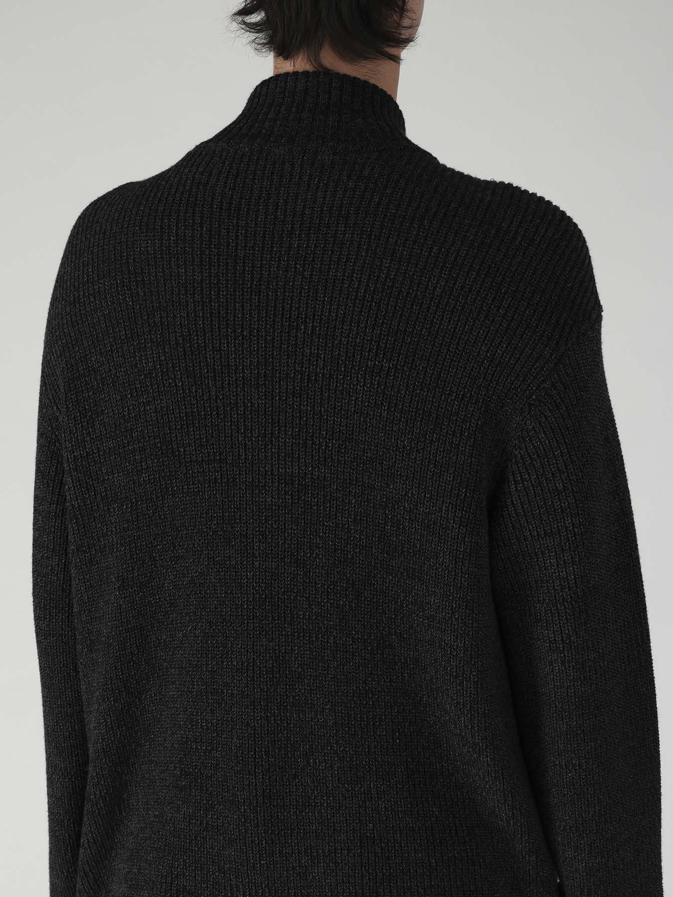 ZIP HIGH NECK CD – THE SHOP YOHJI YAMAMOTO