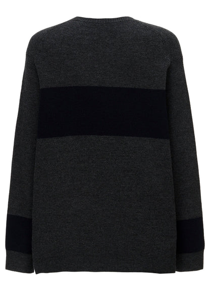 COLOR COMBI V NECK PO