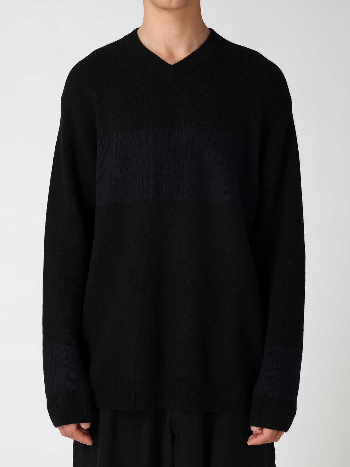 COLOR COMBI V NECK PO
