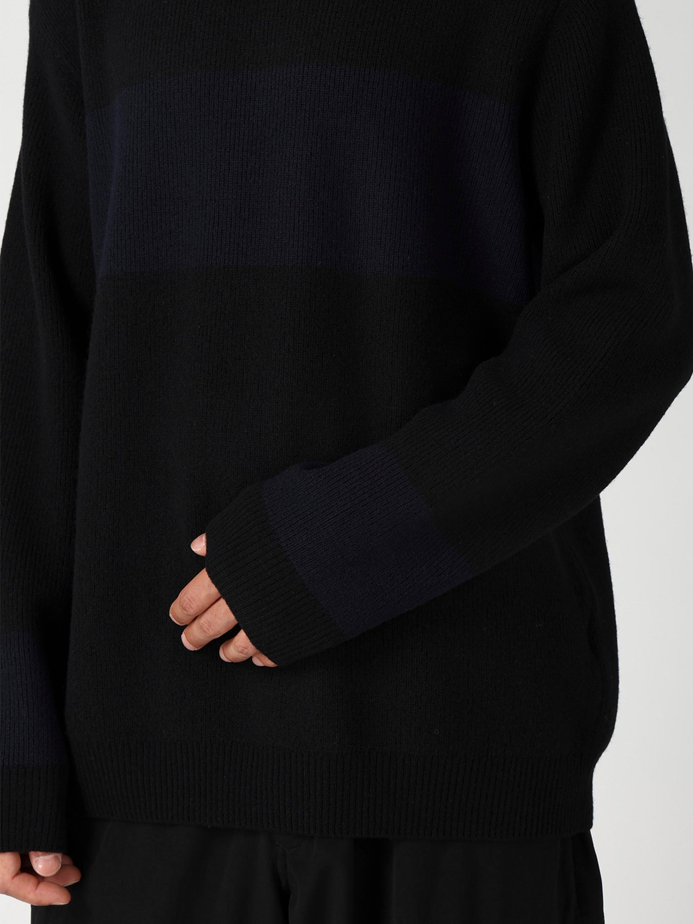 Yohji Yamamoto POUR HOMME グラデーション　セーター COLOR COMBI V NECK PO – THE SHOP YOHJI YAMAMOTO