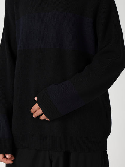 COLOR COMBI V NECK PO