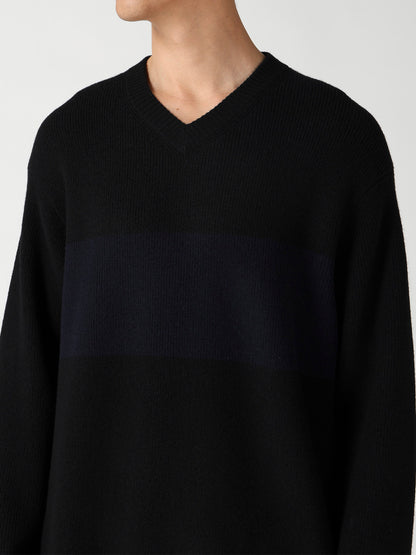 COLOR COMBI V NECK PO