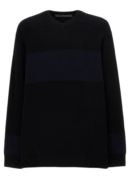 COLOR COMBI V NECK PO