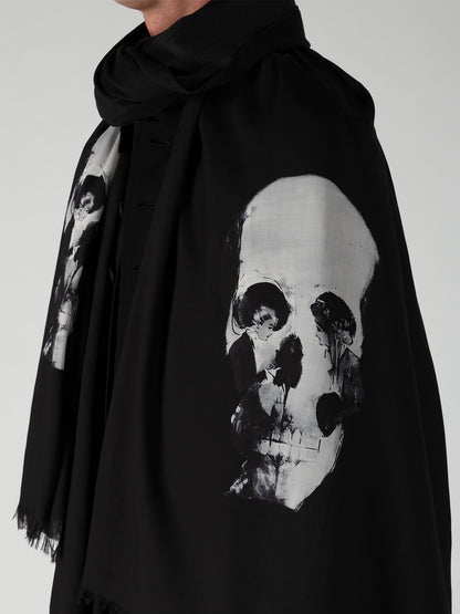 SKULL PRINT STOLE TYPE1