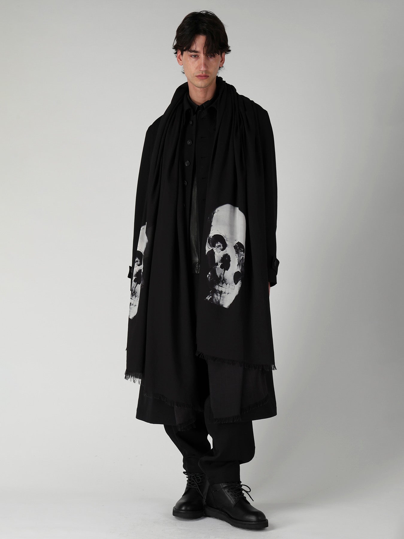 SKULL PRINT STOLE TYPE1