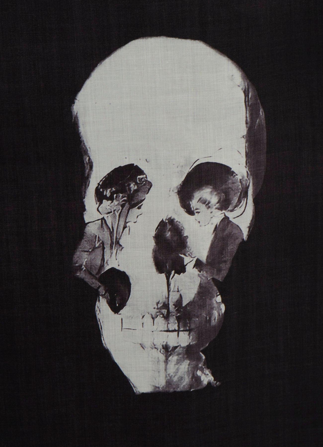 SKULL PRINT STOLE TYPE1