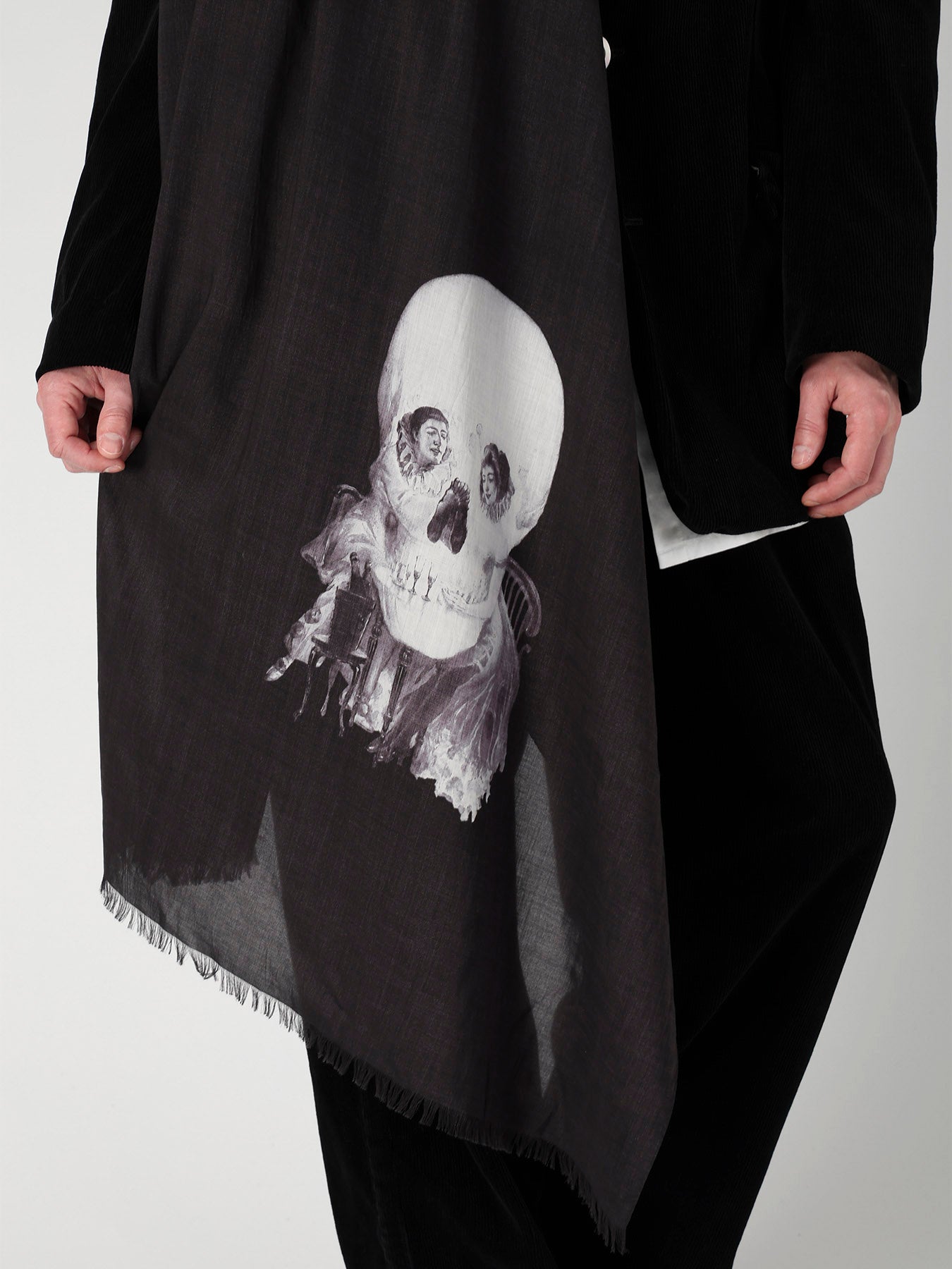 SKULL PRINT STOLE TYPE2