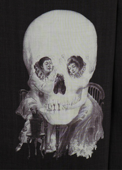 SKULL PRINT STOLE TYPE2