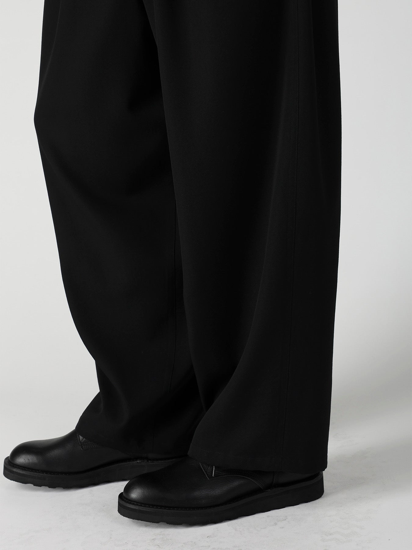 WOOL GABARDINE 12 TUCK PANTS – THE SHOP YOHJI YAMAMOTO