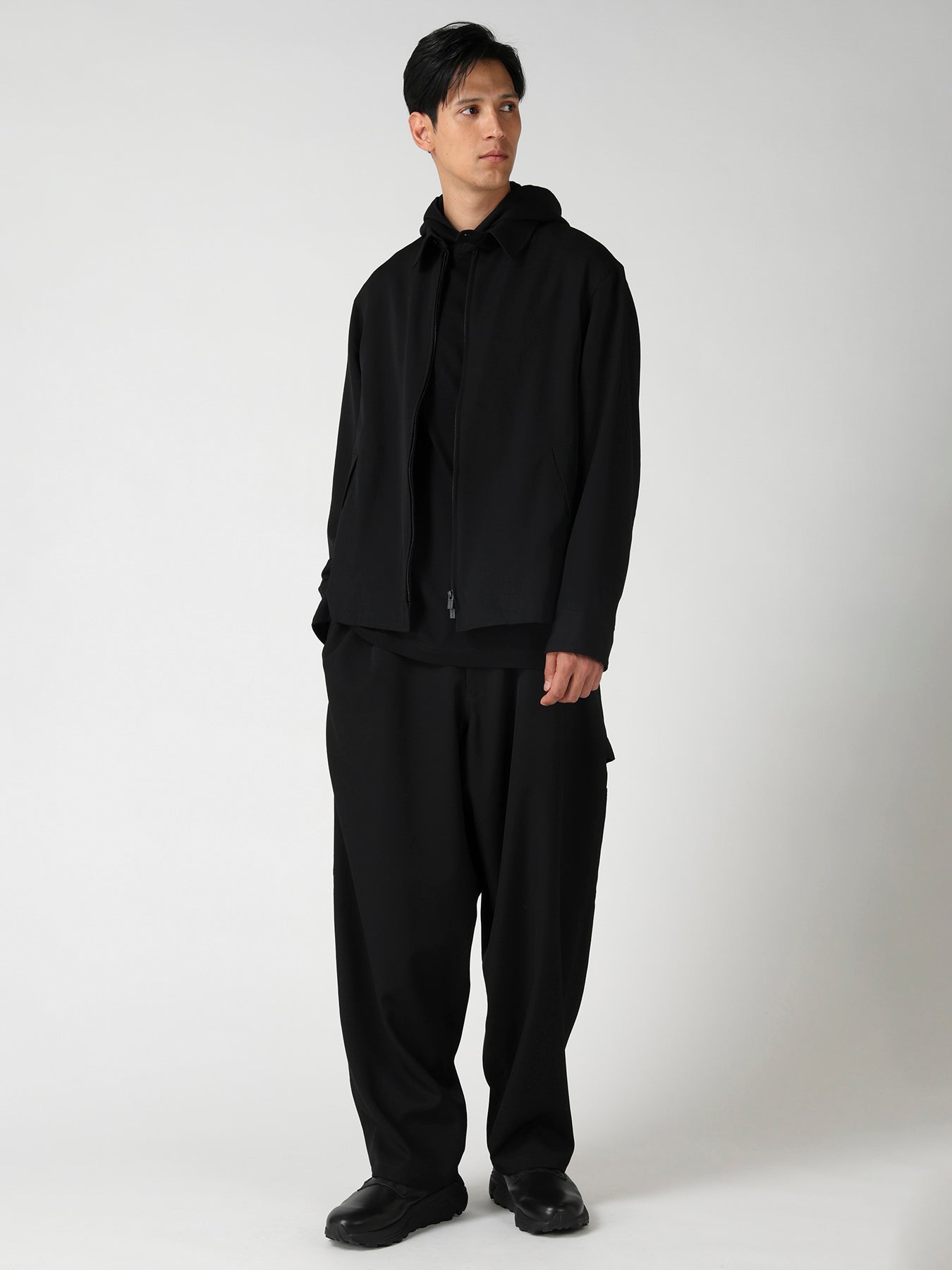 WOOL GABARDINE PAINTER PANTS