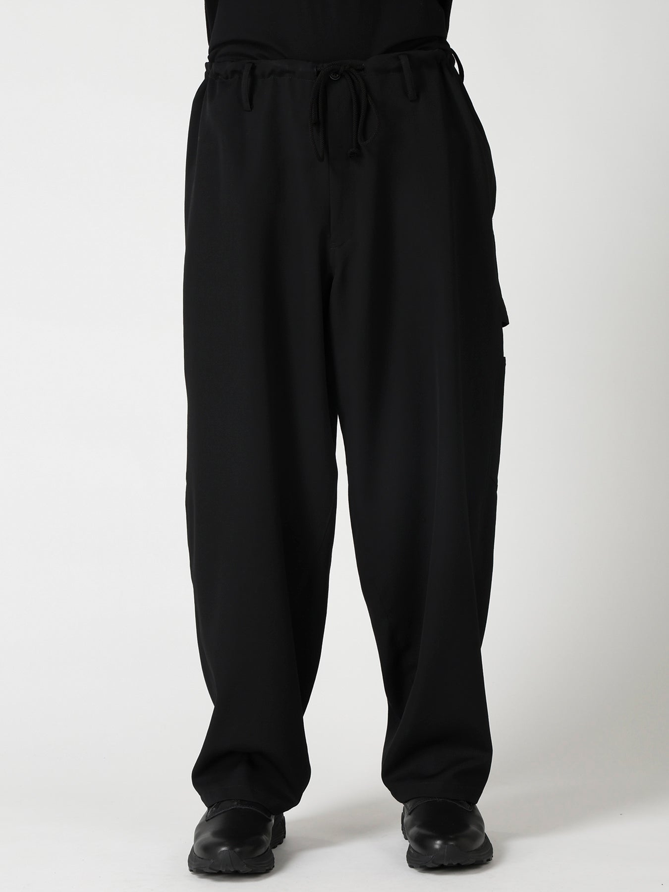 WOOL GABARDINE PAINTER PANTS