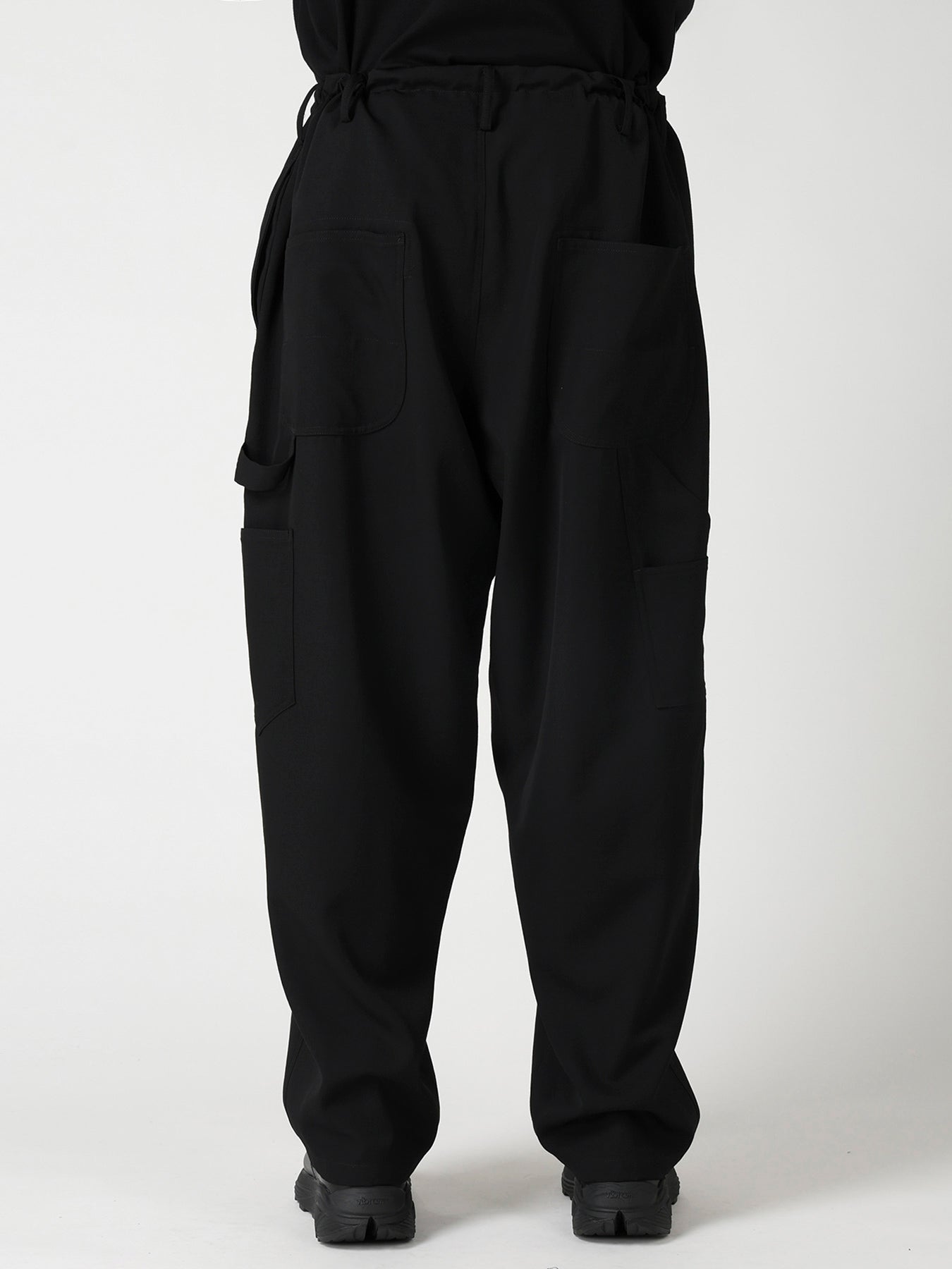 WOOL GABARDINE PAINTER PANTS