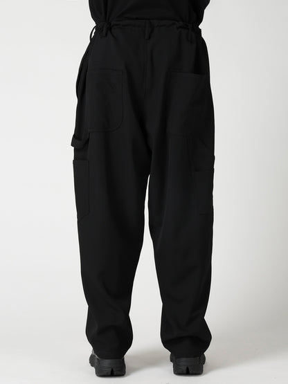 WOOL GABARDINE PAINTER PANTS
